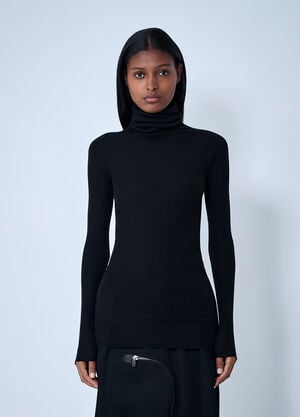 Rick Owens Ribbed Top Black ric0261016