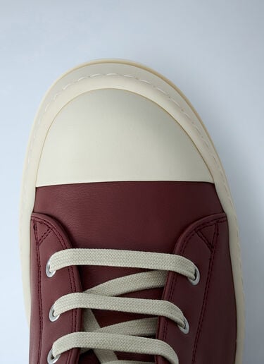 Leather High-Top Sneakers Rick Owens Leather High-Top Sneakers Red ric0261017