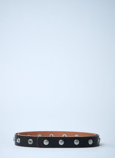 Rick Owens 按扣皮革腰带 黑色 ric0361001