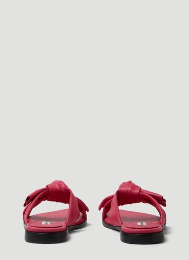 Cross Knotted Flat Sandals Reike Nen Cross Knotted Flat Sandals Pink rkn0249003