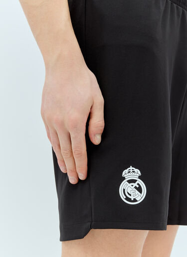 Logo Print Drawstring Shorts Y-3 x Real Madrid Logo Print Drawstring Shorts Black rma0156005