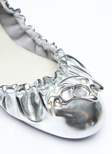 Aura Ballerina Flats Rombaut Aura Ballerina Flats Silver rmb0258004