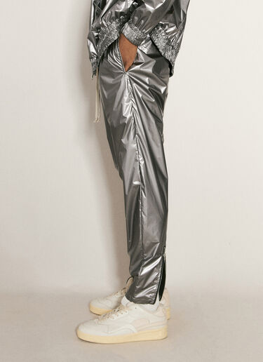 Rick Owens x Champion Logo Embroidery Track Pants Silver roc0157003