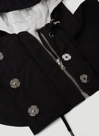 Monochrome Hood Meryll Rogge Monochrome Hood Black rog0250010