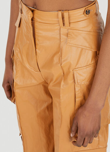 Rokh Utility Multi Pocket Trousers Brown rok0248003