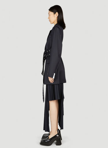 ダブルベルトブレザー Rokh ダブルベルトブレザー ネイビー rok0252006