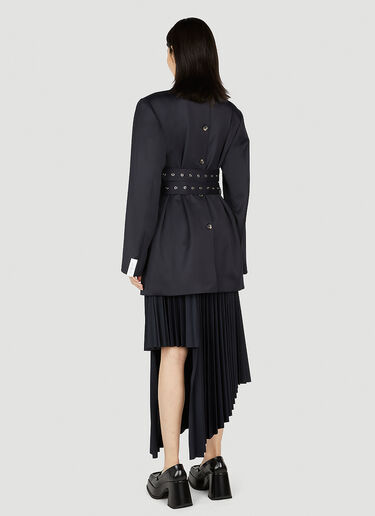 ダブルベルトブレザー Rokh ダブルベルトブレザー ネイビー rok0252006