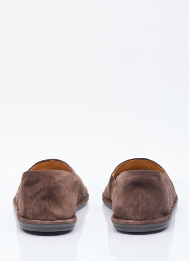 Suede Canal Slippers The Row Suede Canal Slippers Brown row0154014