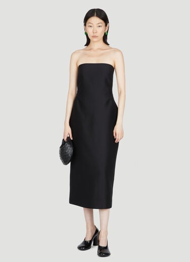 Nita Strapless Dress The Row Nita Strapless Dress Black row0253001