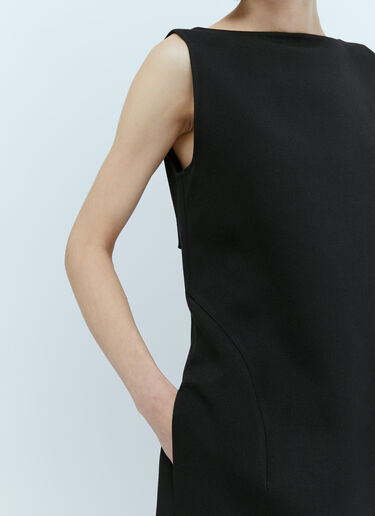 The Row Rhea 羊毛连衣裙 黑色 row0253028