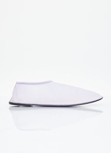 The Row Sock Mesh Flats Lilac row0253048