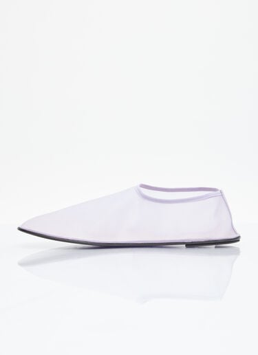 The Row Sock Mesh Flats Lilac row0253048