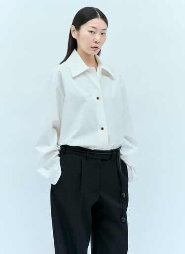 The Row 마카롱 가죽 벨트  블랙 row0255013