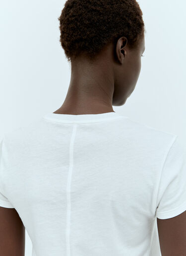 Tori Crop T-Shirt The Row Tori Crop T-Shirt White row0256007