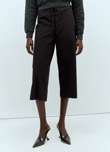 Jubin Drawstring Pants The Row Jubin Drawstring Pants Black row0256008