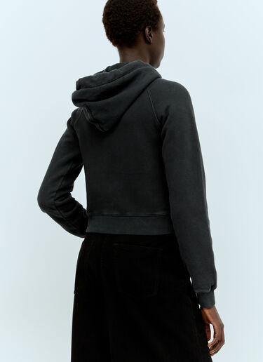 The Row Timmi Cropped Sweatshirt Grey row0256020