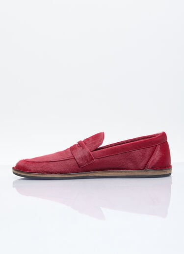 Cary Loafers The Row Cary Loafers Burgundy row0256032