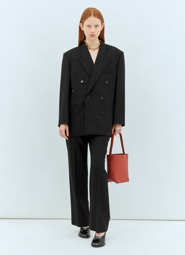 Timoty Wool Blazer The Row Timoty Wool Blazer Black row0257003