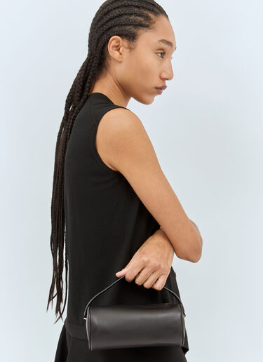 Round 90's Handbag The Row Round 90's Handbag Black row0258044
