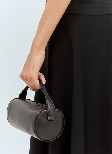 Round 90's Handbag The Row Round 90's Handbag Black row0258044