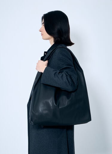 The Row New Bindle Leather Shoulder Bag Black row0259023