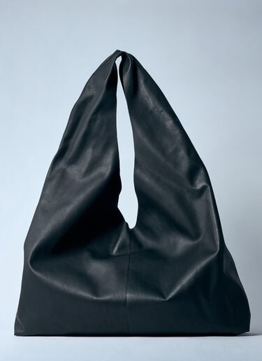 The Row New Bindle Leather Shoulder Bag Black row0259023