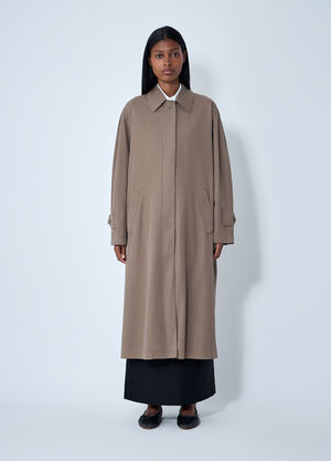 The Row Rocco Coat Brown row0261010