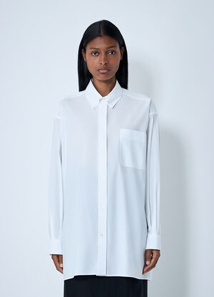 The Row Victoria Shirt White row0261011