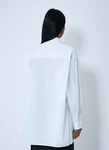 The Row Victoria Shirt White row0261011