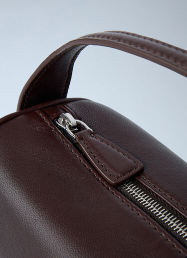 Round 90's Handbag The Row Round 90's Handbag Brown row0261029