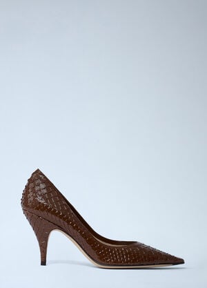 The Row Leather Heels Brown row0261040