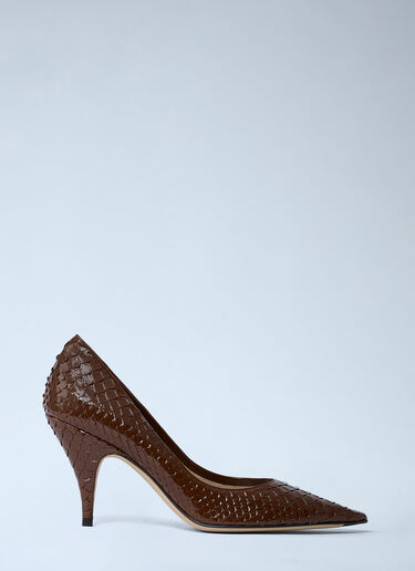 The Row Leather Heels Brown row0261040