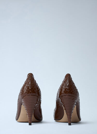The Row Leather Heels Brown row0261040