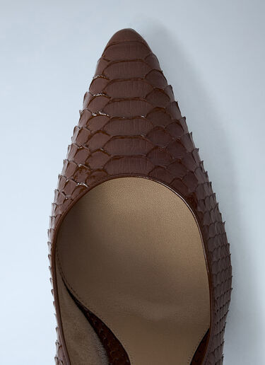 The Row Leather Heels Brown row0261040