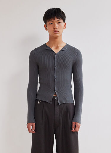 Silk Knit Cardigan RIER Silk Knit Cardigan Grey rrr0158006