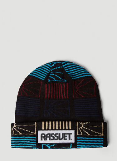 Logo Patch Beanie Hat Rassvet Logo Patch Beanie Hat Black rsv0150030