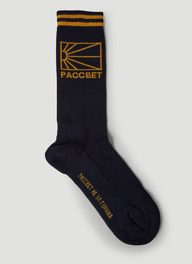 Logo Jacquard Socks Rassvet Logo Jacquard Socks Navy rsv0150033