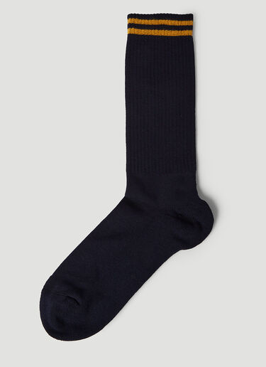Logo Jacquard Socks Rassvet Logo Jacquard Socks Navy rsv0150033