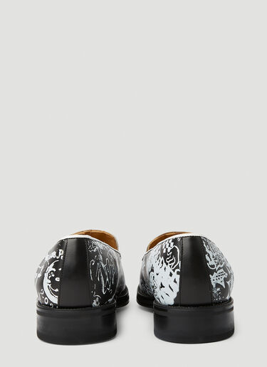 x Paccbet Graphic Print Loafers Rassvet x Paccbet Graphic Print Loafers Black rsv0150044
