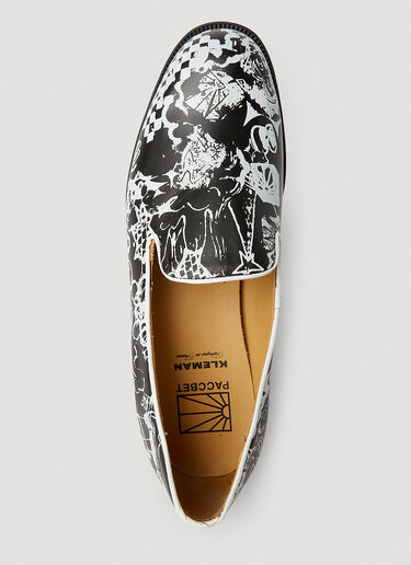 x Paccbet Graphic Print Loafers Rassvet x Paccbet Graphic Print Loafers Black rsv0150044