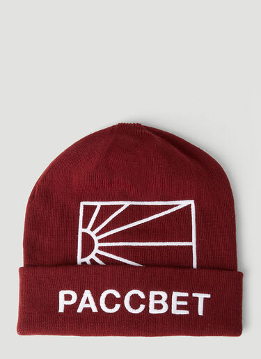 Logo Embroidery Beanie Hat Rassvet Logo Embroidery Beanie Hat Red rsv0152017