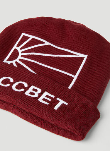 Logo Embroidery Beanie Hat Rassvet Logo Embroidery Beanie Hat Red rsv0152017