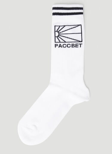 Logo Intarsia Socks Rassvet Logo Intarsia Socks White rsv0152020