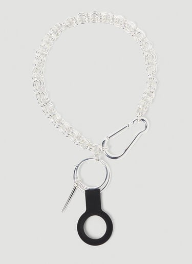 Waldo Jaden AirTag Dog Collar Räthel & Wolf Waldo Jaden AirTag Dog Collar Silver rwf0348015
