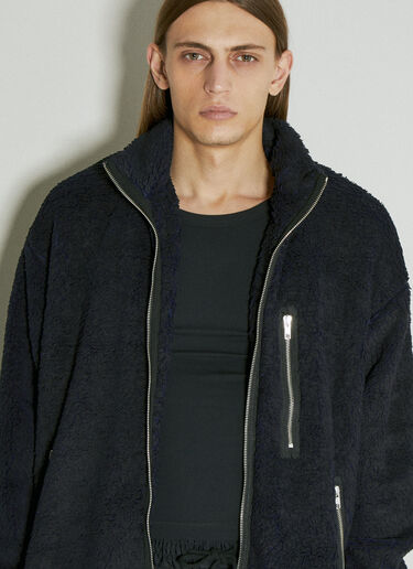 Song for the Mute Painted Sherpa Jacket Black sfm0154002