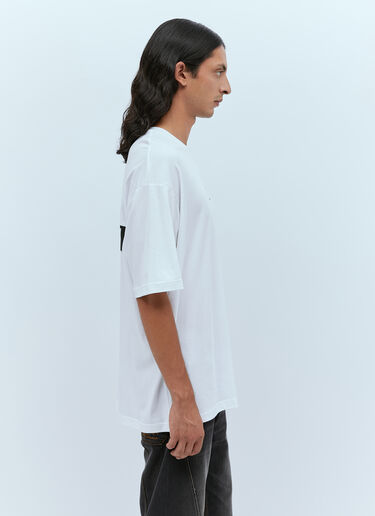Oversized Logo Print T-Shirt Song for the Mute Oversized Logo Print T-Shirt White sfm0154017