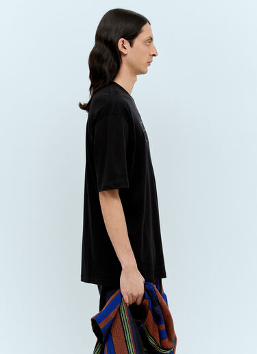 Logo Print T-Shirt Song for the Mute Logo Print T-Shirt Black sfm0156007