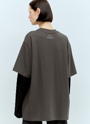 Double Layer T-Shirt Song for the Mute Double Layer T-Shirt Grey sfm0256007