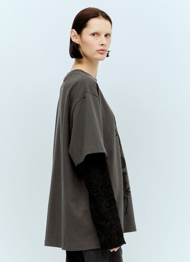 Double Layer T-Shirt Song for the Mute Double Layer T-Shirt Grey sfm0256007