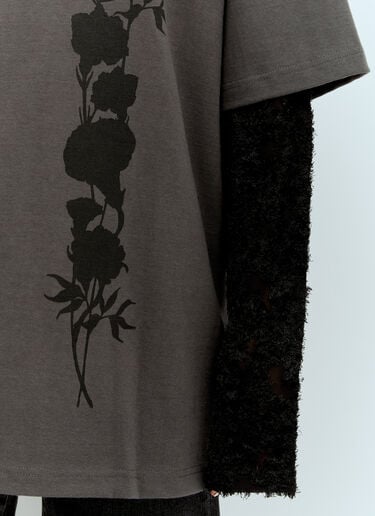 Double Layer T-Shirt Song for the Mute Double Layer T-Shirt Grey sfm0256007